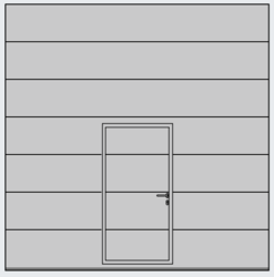 Integrované dveře pro HÖRMANN SPU F40 Basic