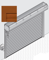 Rolovací vrata HÖRMANN RollMatic - Zlatý dub