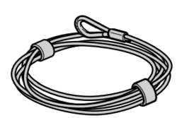 Ocelové lano průměr 3 mm pro kování L