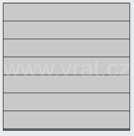 Sekční průmyslová vrata HÖRMANN SPU F40 basic RAL 1015